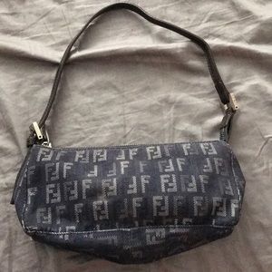 Fendi Denim Shoulder Bag
